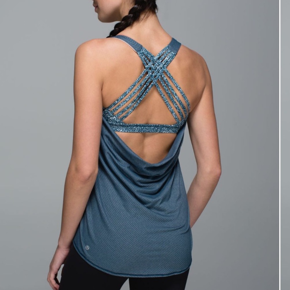 Lululemon Wild Tank | 2 In 1 Tank Top Built In Bra Size 8